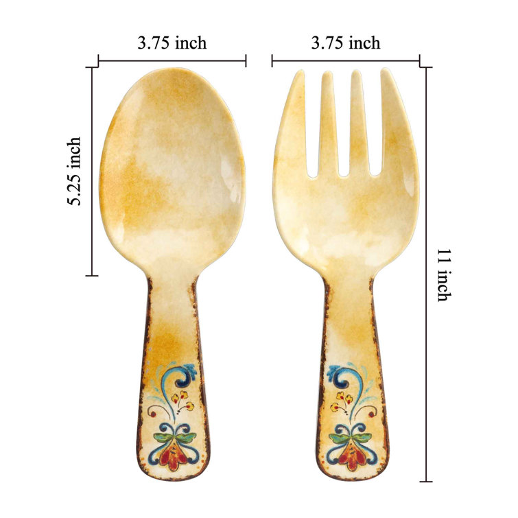 Bungalow Rose Melamine Salad Servers Wayfair